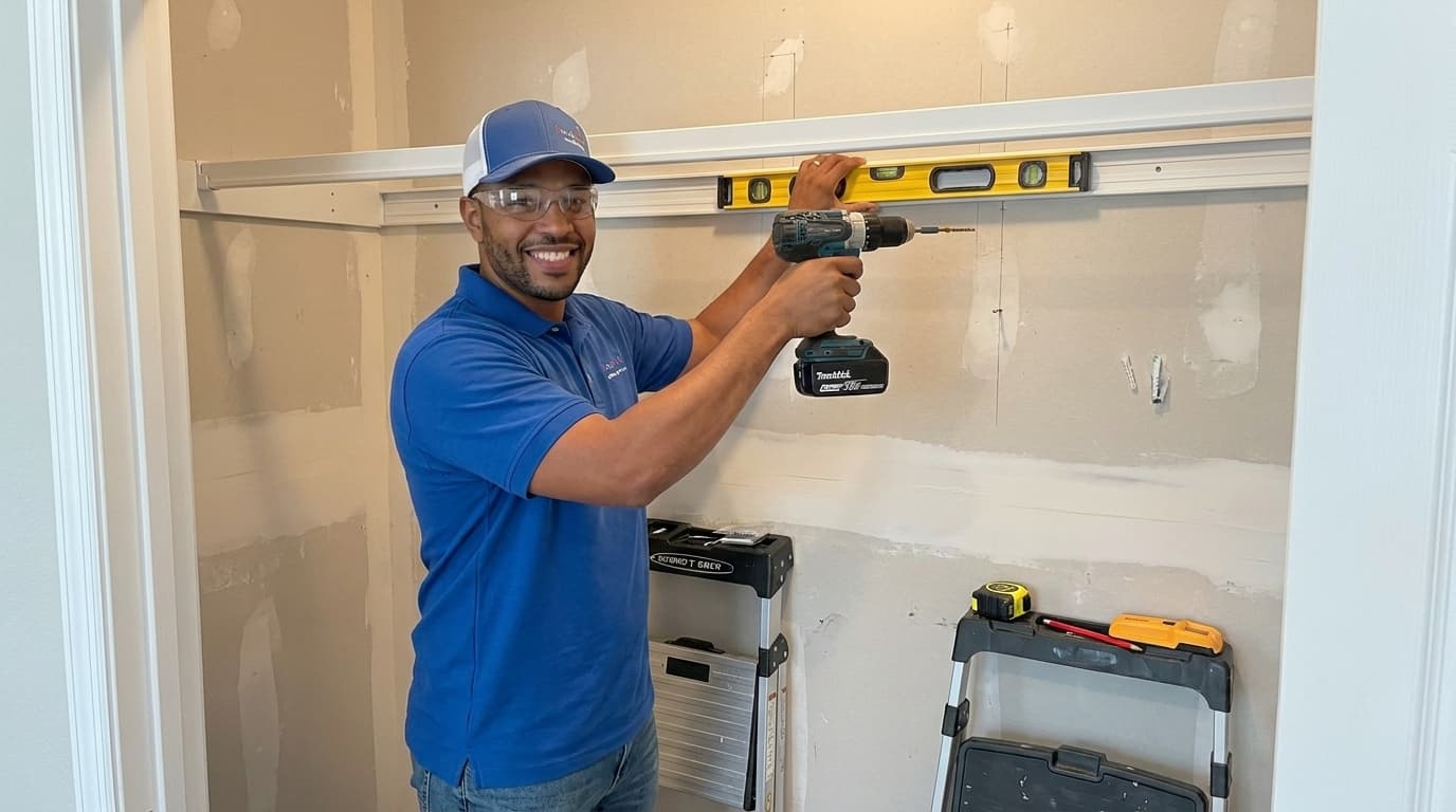 How to Install a Built In Closet Organizer System