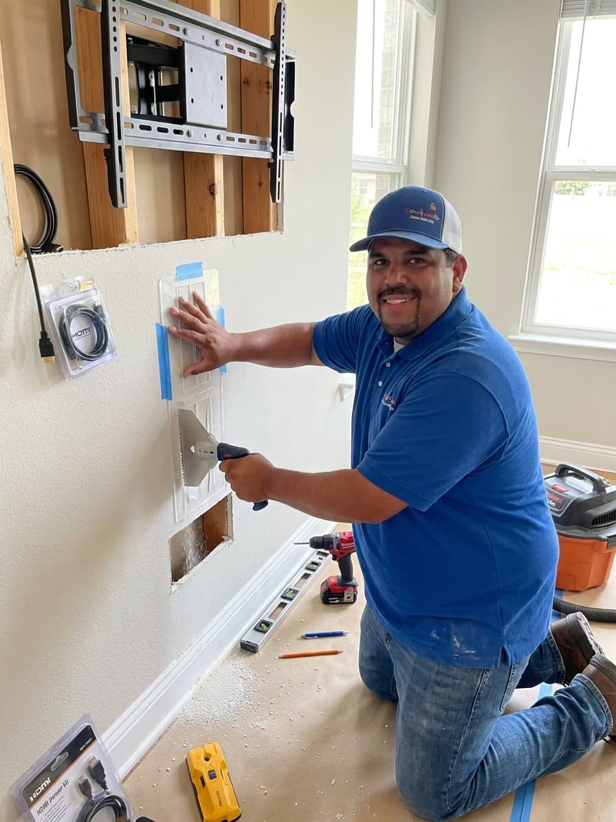 How to Install a Wall Mounted TV with Hidden Cables