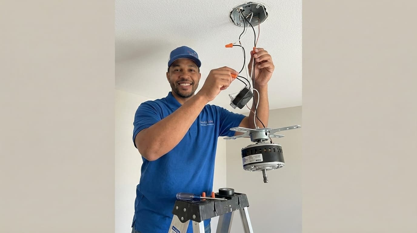 How to Install a Ceiling Fan with a Remote Control
