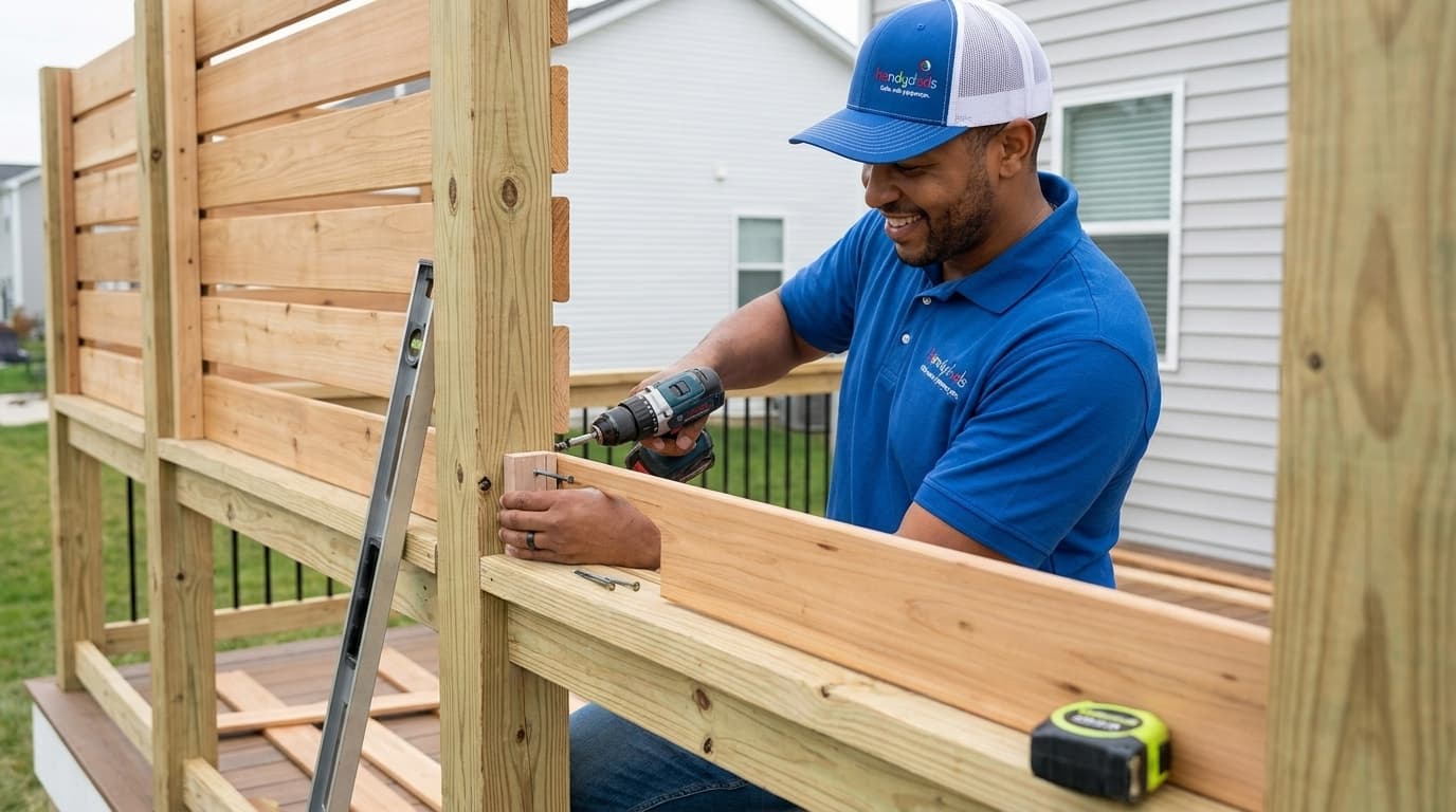 How to Install a Wood Deck Privacy Screen