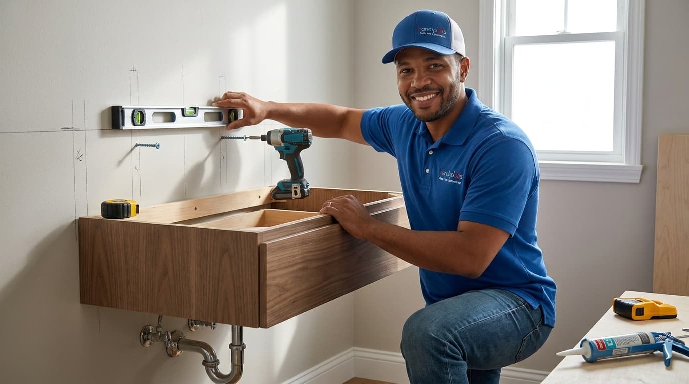 How to Install a Modern Floating Bathroom Vanity