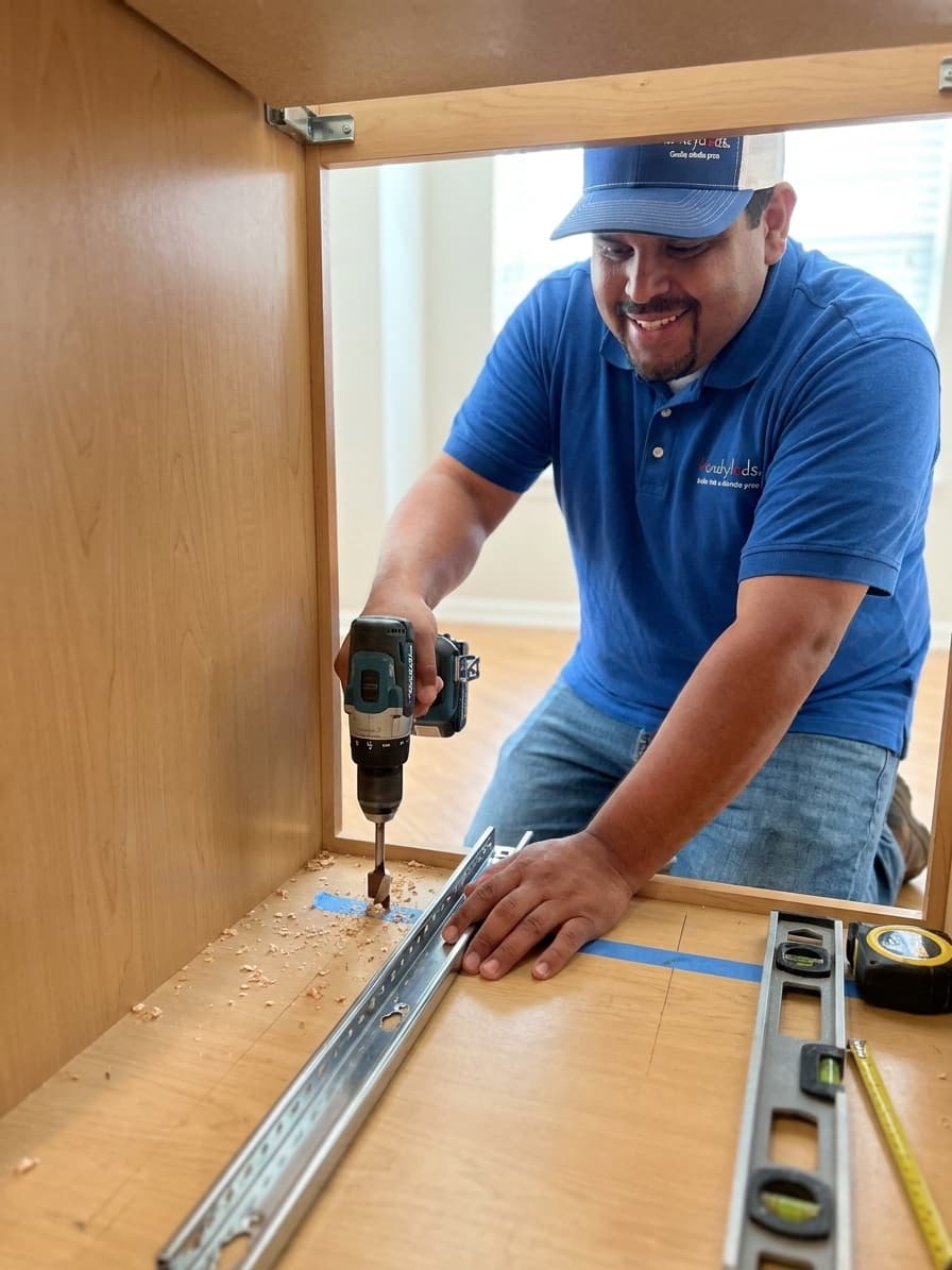 How to Install a Pull Out Kitchen Cabinet Organizer